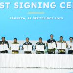 PENANDATANGANAN KONTRAK EPC SUBSTATION UPGRADE WK ROKAN ANTARA PT REKADAYA ELEKTRIKA & PT PERTAMINA HULU ROKAN